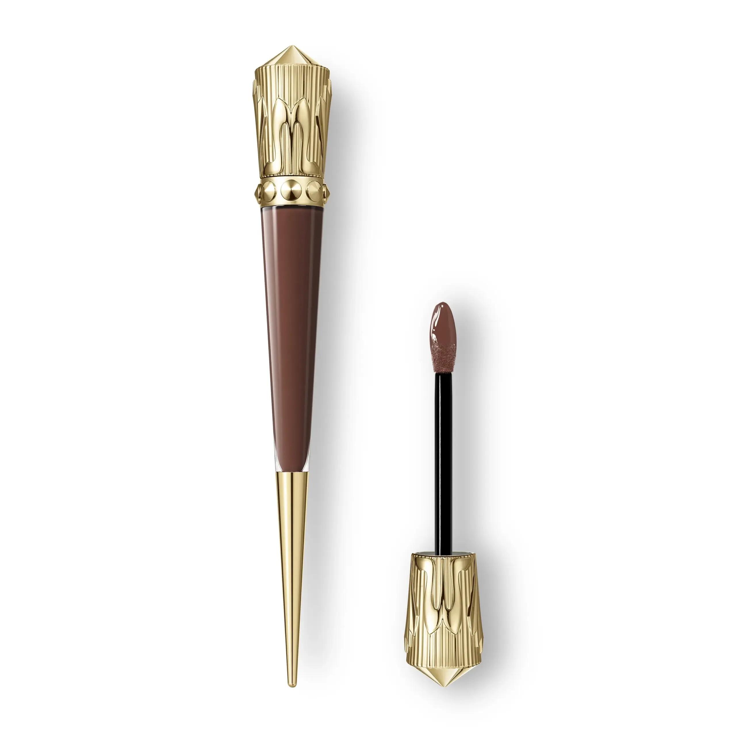 Christian Louboutin Rouge Stiletto Vinyl Gloss – Lip Gloss – Hot Sienna 432V - Beauty - front view